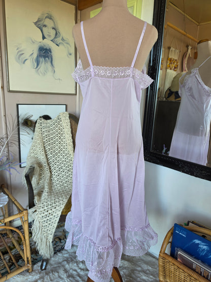 Vintage 1960s Dawn Garments Dreamy Lilac Lingerie Set - size 6-8