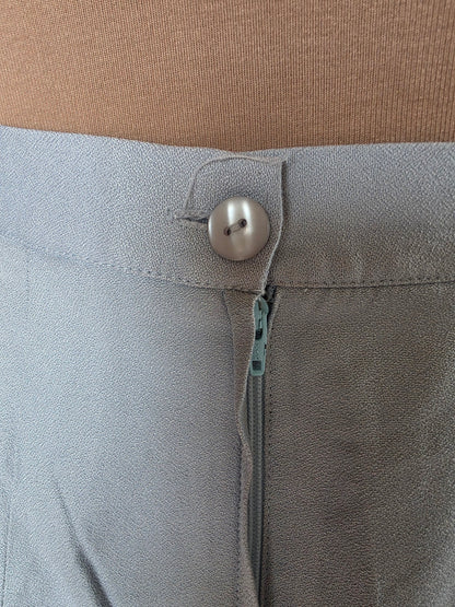 Vintage 1970s London Affair Pastel Blue Mini Skirt - size 8